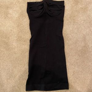 Black tube body shaper spanx